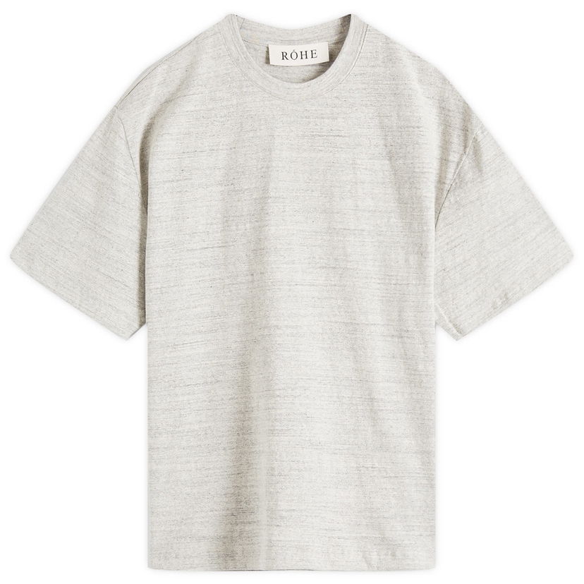 Majica Róhe Róhe Mouliné T-Shirt, Size Large Siva | 314-22-019