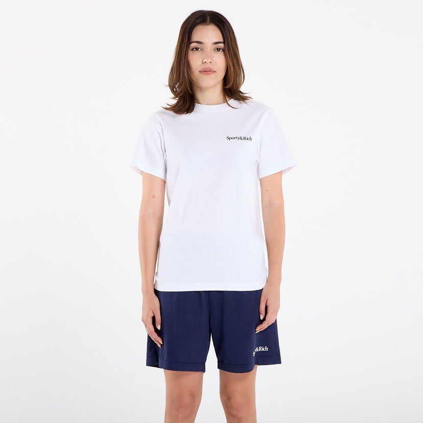 Majica Sporty & Rich Health Is Wealth T-Shirt UNISEX White Bela | TO043602006WH01