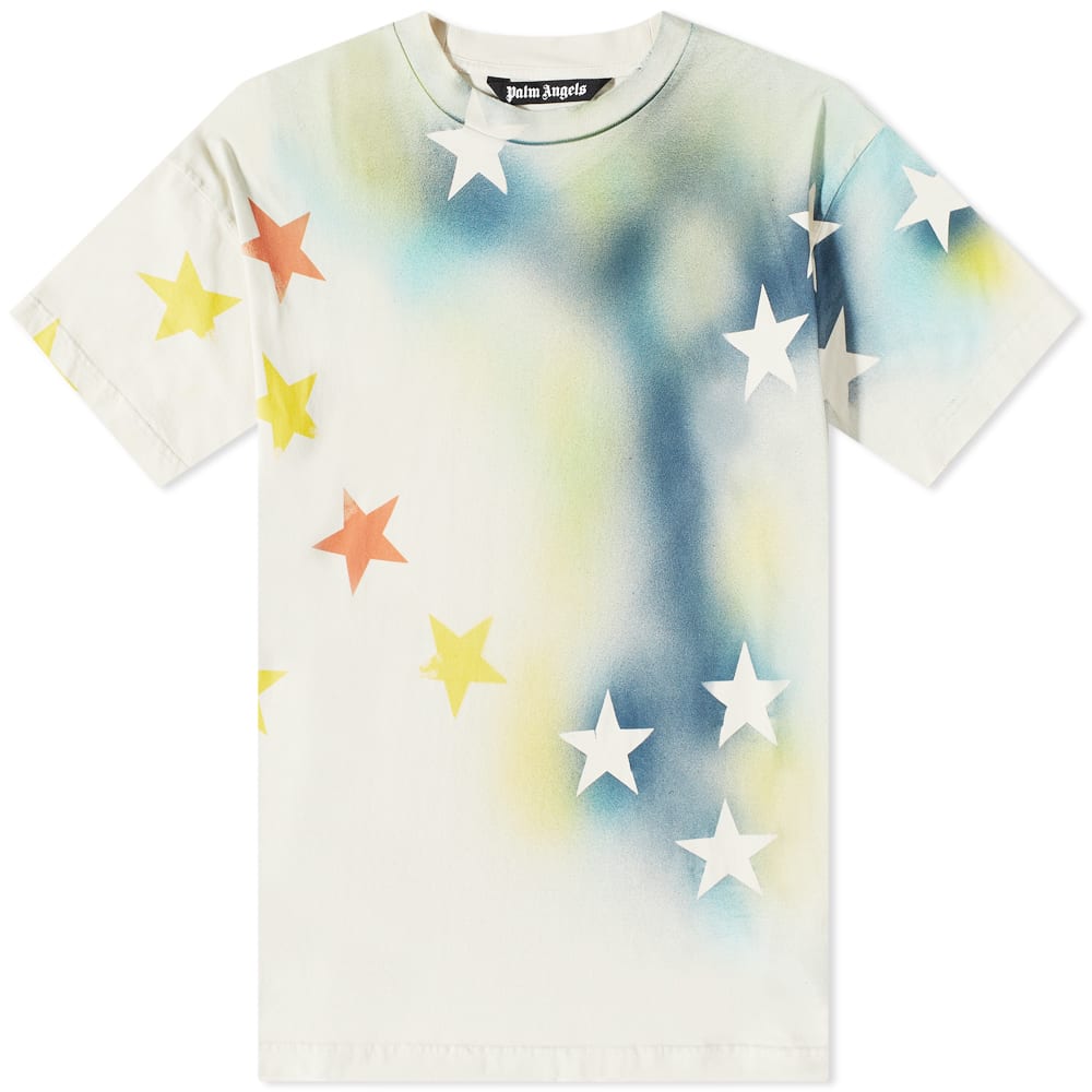 Majica Palm Angels Sprayed Stars Tee Večbarvna | PMAA072S23JER0080184, 0