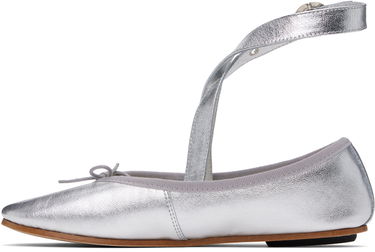 Pasovi Repetto Repetto Sophia Belt Ballerina Flats Kovinski | V4232VEM, 2