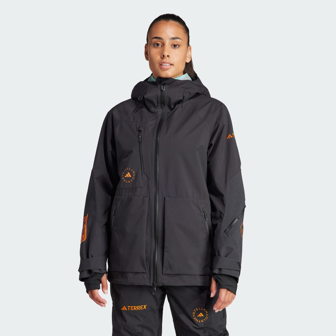 Jakna adidas Performance by Stella McCartney adidas by Stella McCartney x Terrex TrueNature Two-Layer Insulated Siva | IP1362, 1