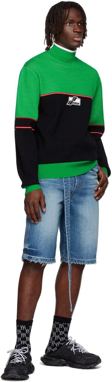 Pleteni pulover We11done We11done Knit Turtleneck Sweater Zelena | WD-KT1-22-617-U-GR, 3