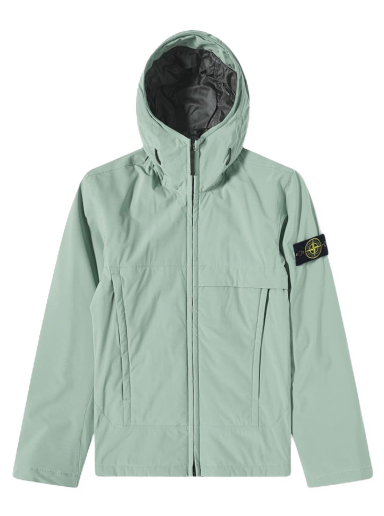 Jakna Stone Island Soft-Shell Primaloft Hooded Jacket Zelena | 771540527-V0055