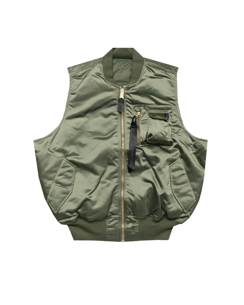 Telovnik Alpha Industries Alpha Industries MA-1 Base Vest Zelena | 758102-01