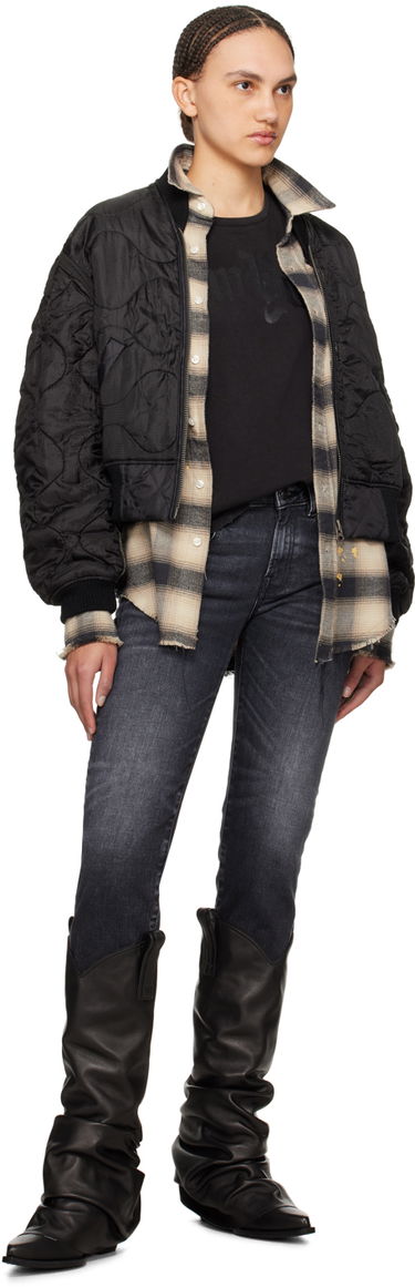 Bomber jakna R13 R13 Quilted Bomber Jacket Črna | R13WR145-BREF, 3