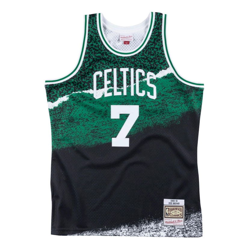 Dres Mitchell & Ness NBA Boston Celtics 'Dee Brown' Dunk Contest Jersey Zelena | SMJYNG18430-BCEBLCK91DBR