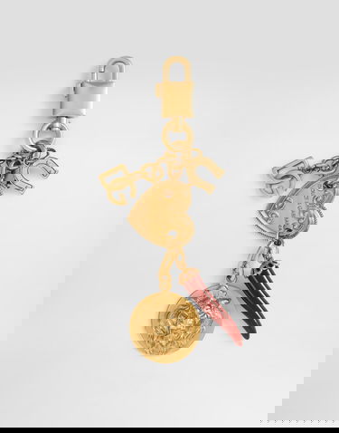 Obeski za ključe Dolce & Gabbana Gold-Tone Keychain With Charms Kovinski | BI3364A65708J901, 0