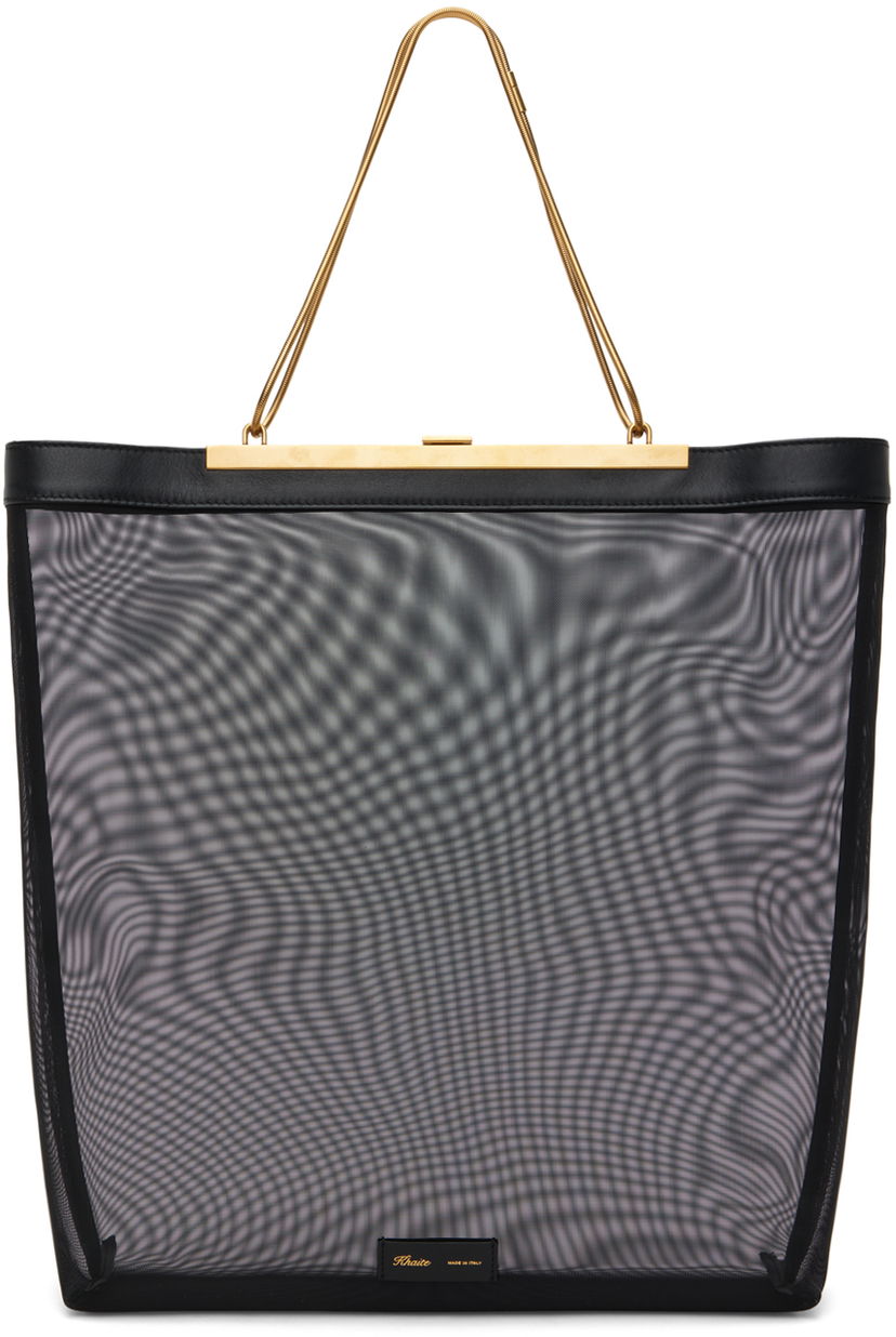Tote bag Khaite The Augusta Chain Tote Črna | H1030-4104