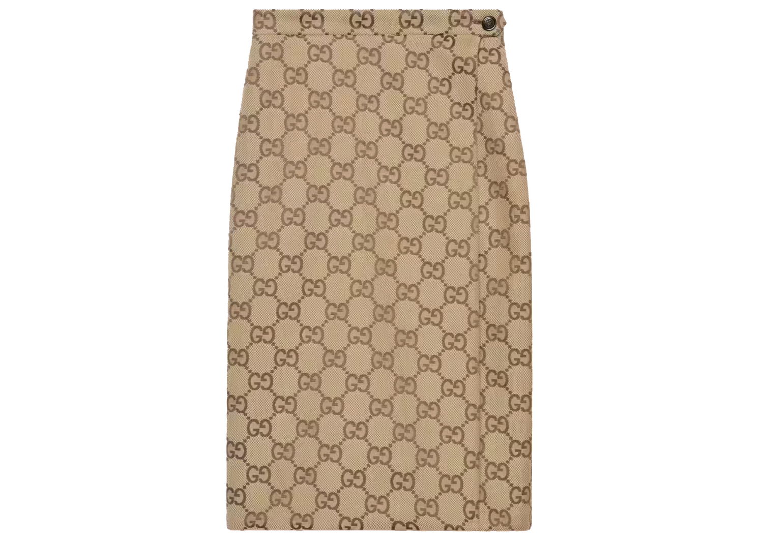 Krila Gucci Balenciaga x The Hacker Project Maxi GG Skirt Beige/Ebony Bež | 677048 ZAH8G 2580, 0