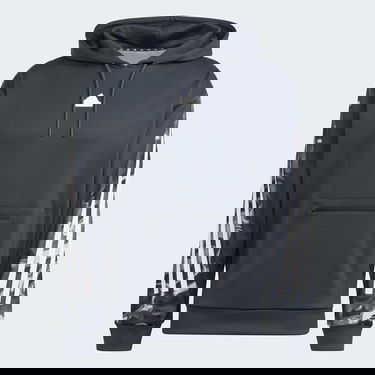 Pulover adidas Performance Future Icons Allover Print Hoodie Siva | IB6126, 4