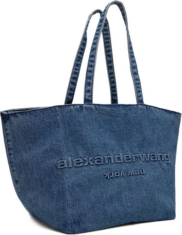 Tote bag Alexander Wang Alexander Wang Punch Denim Tote Črna | 20125T30T, 4