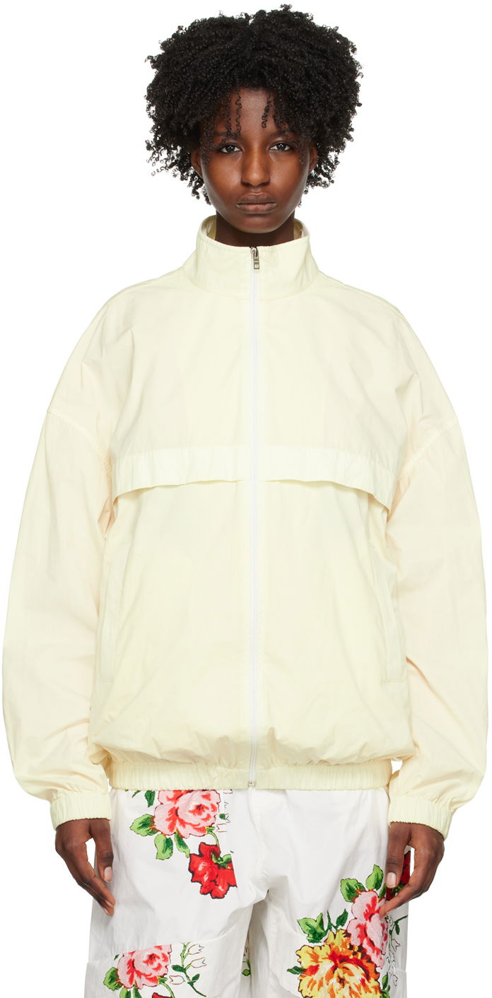 Vetrovka We11done We11done Stand Collar Windbreaker Jacket Rumena | WD-JP1-23-256-U-YE