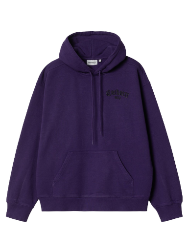 Pulover Carhartt WIP Onyx Script Hoodie Lila | I032865_1ZT_XX