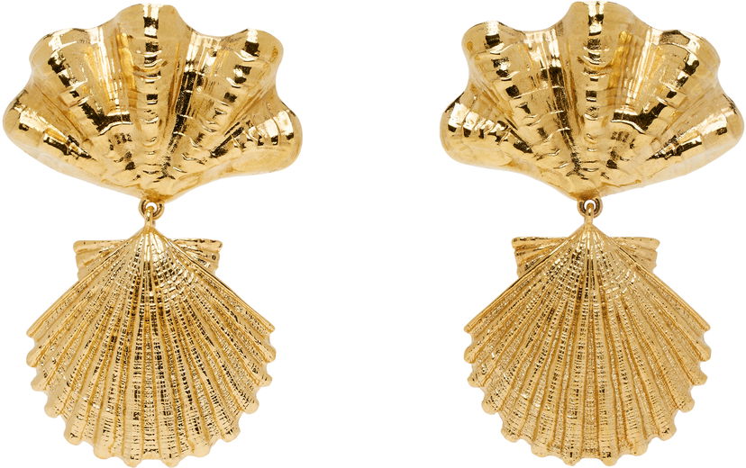 Uhani CHLOÉ Chloé 'The Chloé Shells' Drop Earrings Kovinski | CHC25UFE32CB7