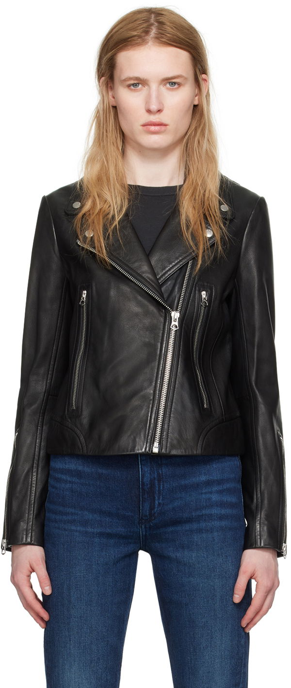 Jakna rag & bone rag & bone Mack Leather Jacket Črna | WAW19F4047LP41