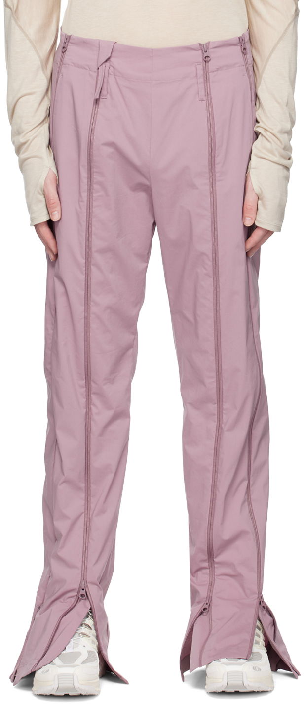 Hlače Post Archive Faction (PAF) Zip Detail Straight Leg Trousers Lila | 5.0+ BTPC-LV