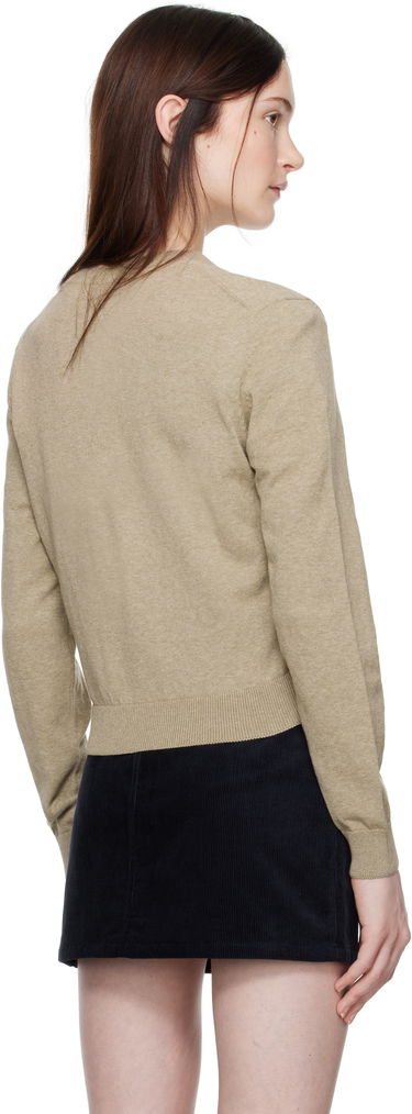 Pleteni pulover A.P.C. Josephine Cropped Cardigan Bež | COEZJ-F22316, 2