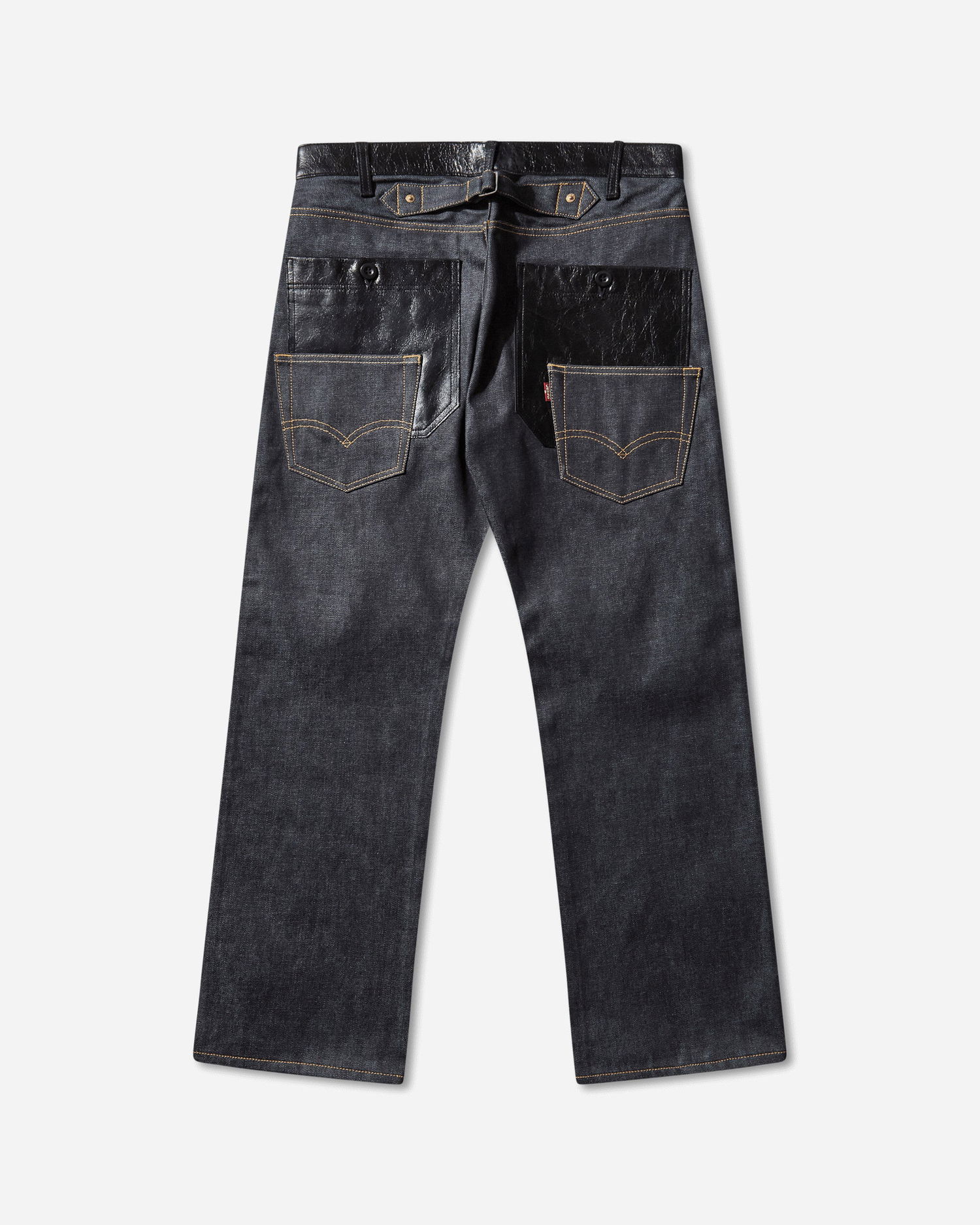 Kavbojke Junya Watanabe Contrast Trim Trousers Modra | WP-P201-W25 1, 0