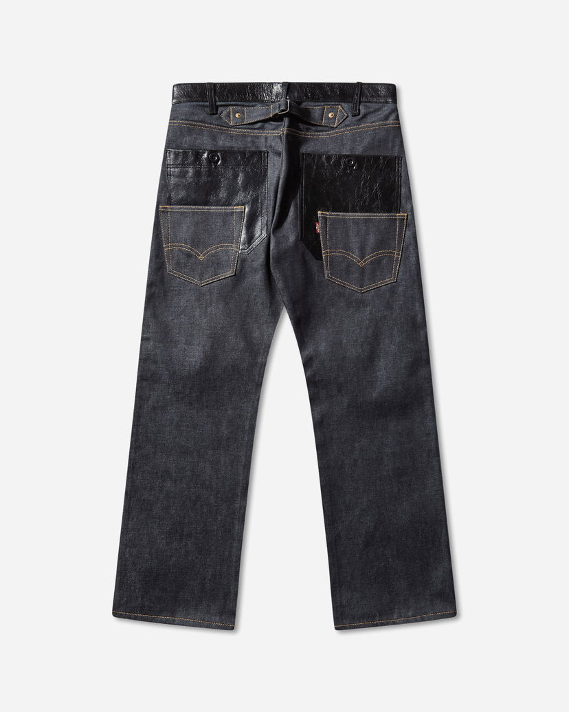 Kavbojke Junya Watanabe Contrast Trim Trousers Modra | WP-P201-W25 1