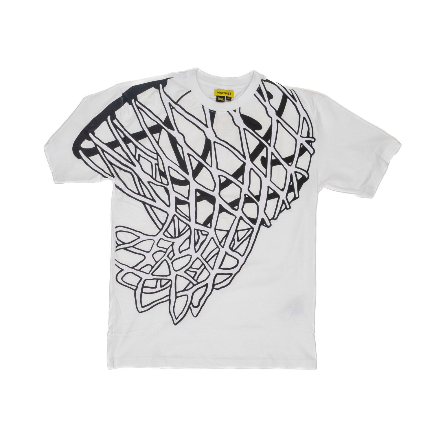 Majica MARKET Smiley In The Net UV Tee Bela | 399001085-2, 1