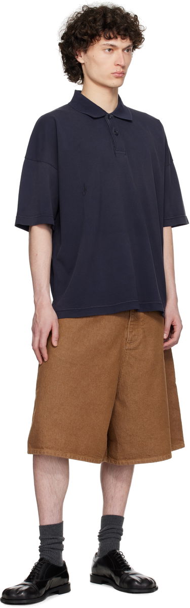 Kratke hlače JW Anderson JW Anderson Aged Denim Shorts Rjava | DT0114-PG1756, 3