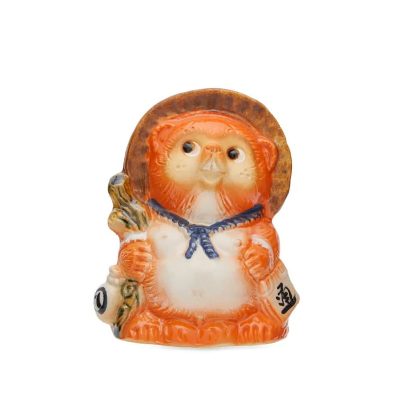 Home decor BEAMS BEAMS JAPAN Fortune Raccoon Dog Figurine Oranžna | 5678-0248-067-45