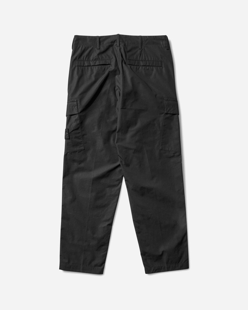 Cargo hlače Stone Island Ghost Cotton Canvas Cargo Pants Črna | K2S15-3100019-S00F1 V0029