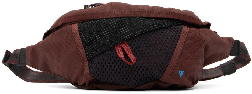Torbice za okoli pasu Klättermusen Eldner 2.0 Mesh Pocket Belt Bag Bordo | 40423U01