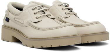 Oblačila Burberry Burberry Raft Boat Shoes Bela | 8101631, 3