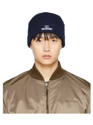 Beanie Valentino Garavani Logo Beanie Mornarica | 1Y2HB01DFDK