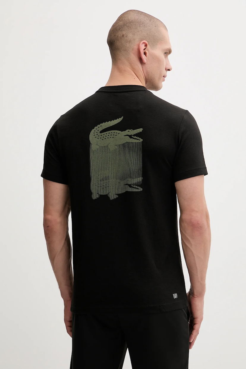 Majica Lacoste Lacoste Graphic T-Shirt Črna | TH4780