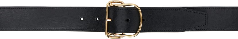 Pasovi TOTEME TOTEME Swirl Leather Belt Črna | 252-WAM0046-LE0025