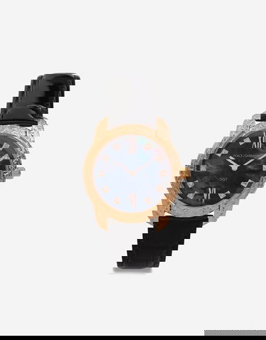 Ure Dolce & Gabbana Dolce & Gabbana Dg7 Gattopardo Watch with Diamonds Kovinski | WWFE2GXGFDAN0000, 0