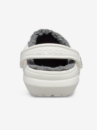Superge in čevlji Crocs Classic Lined Clog Bela | 203591-10M, 5