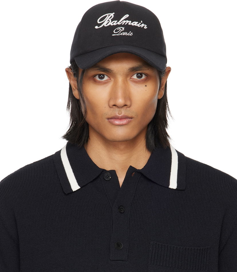 Kapa Balmain Signature Cap Črna | CH1XA231CD29