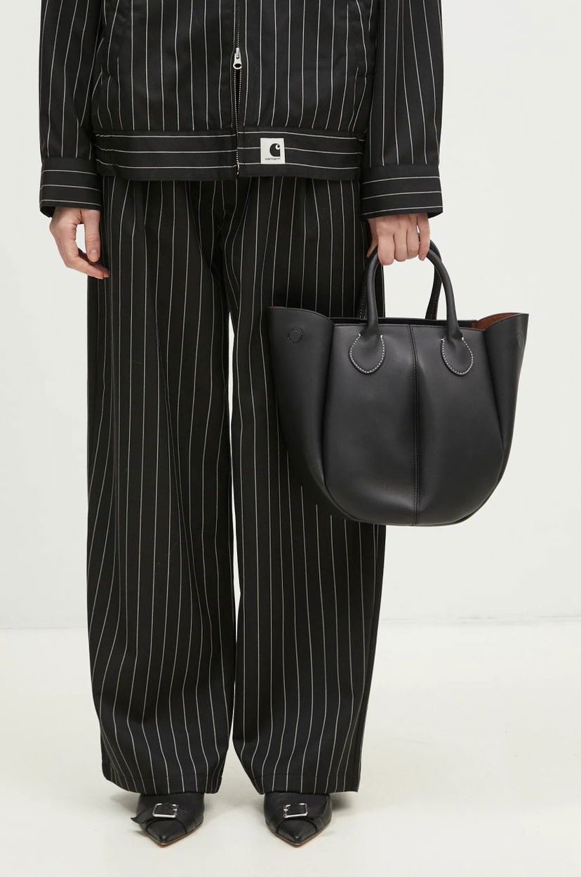 Torbica JW Anderson Small Punch Tote Bag Črna | HB0680.LA0250.999