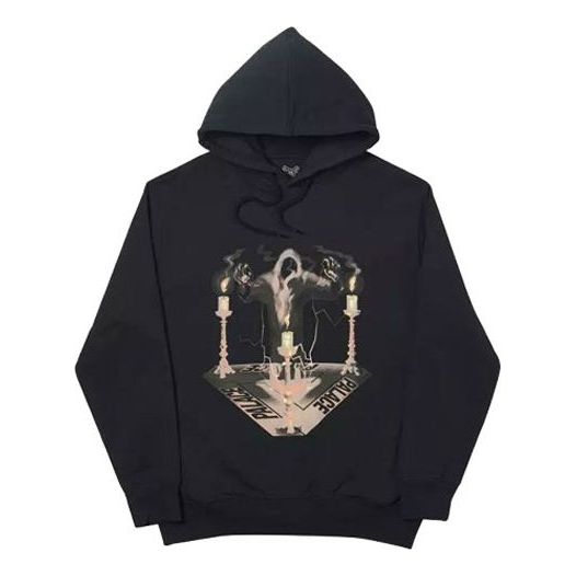 Pulover Palace Palace Spooked Graphic Hoodie Črna | P15HD078