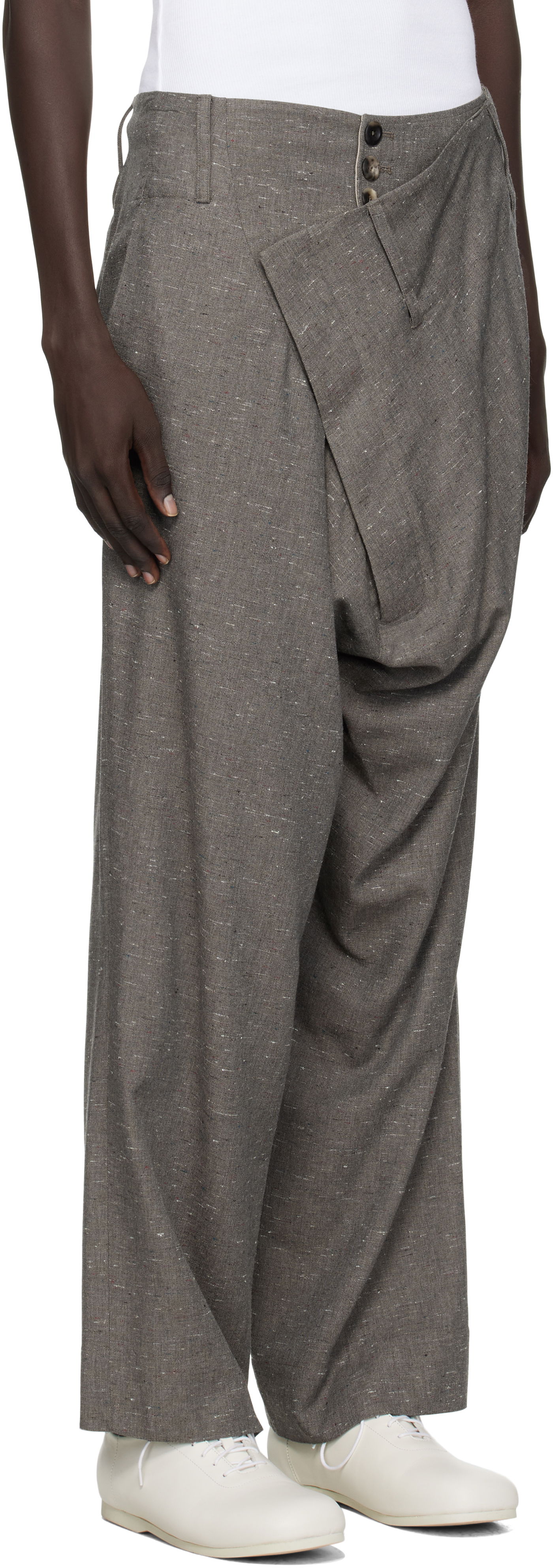 Hlače Vivienne Westwood Vivienne Westwood Inferno Trousers Siva | 2F01001P-W017Q-, 1