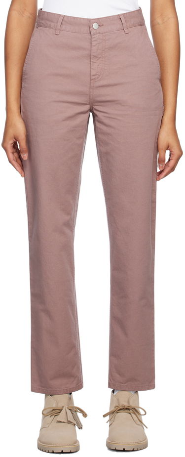 Hlače Carhartt WIP Pierce Cotton Straight Leg Pants Lila | I026588, 0