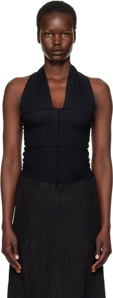 Majica brez rokavov Baserange Cinder Halter Top Črna | TOCH-RB-EXSP25, 0