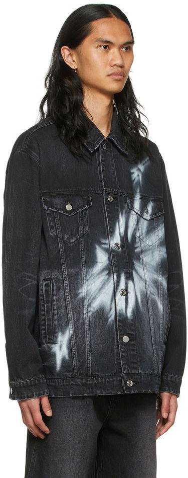 Jakna We11done We11done Graphic Print Denim Jacket Črna | WD-DJ1-22-356-U-WB, 1