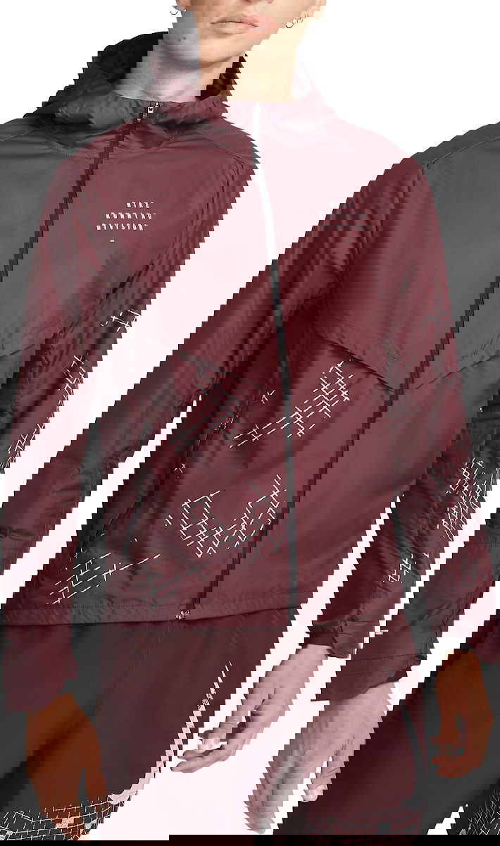 Vetrovka Nike Running Jacket With Reflective Details Rdeča | dq6518-652, 0