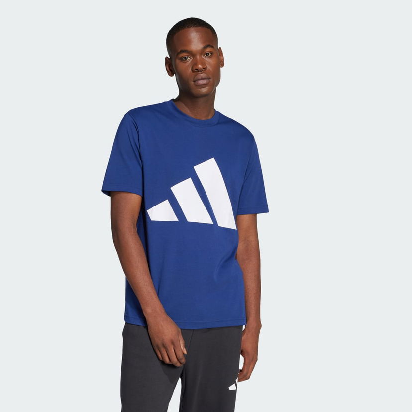 Majica adidas Performance Essentials Big Logo T-Shirt Modra | JE8940