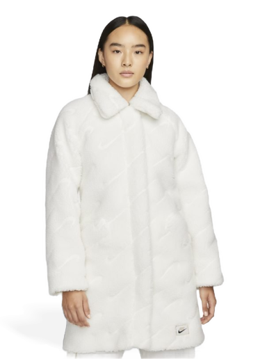 Jakna Nike Sportswear Icon Clash Long Jacket Bela | DD5088-133