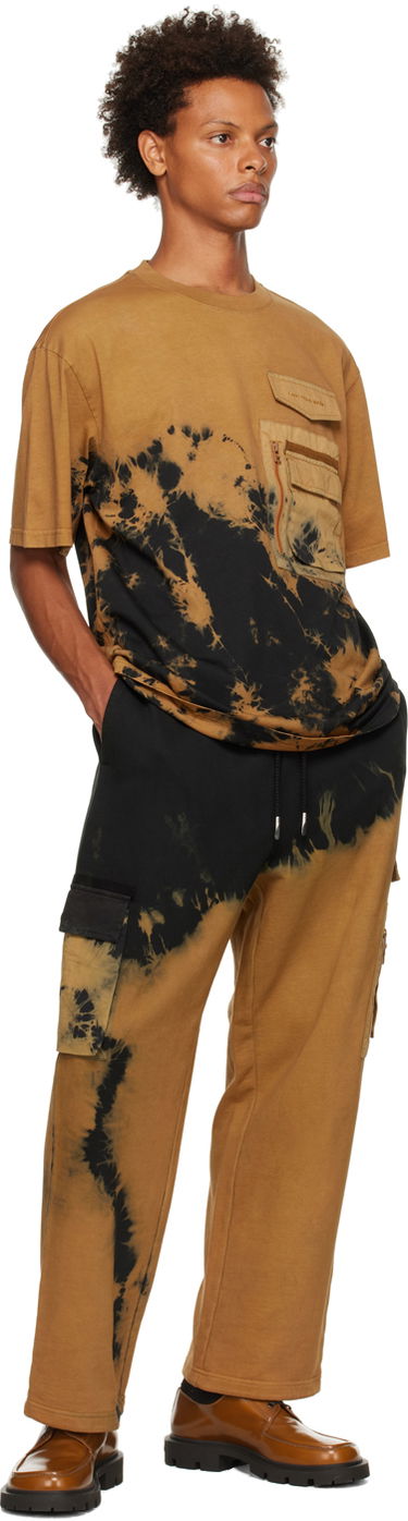 Majica Feng Chen Wang Feng Chen Wang Bleached Pocket T-Shirt Rjava | FMF14TS02, 3