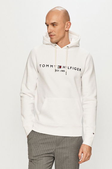 Pulover Tommy Hilfiger Hoodie Bela | MW0MW11599.4891, 0