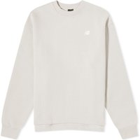 Pulover New Balance Linear Heritage Brushed Back Fleece Crewneck Moonrock Siva | WT33532-MNK, 1