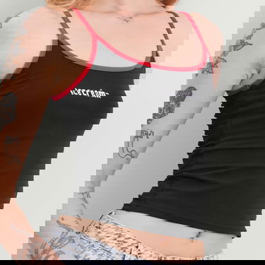 Majica brez rokavov BBC IceCream ICECREAM Soft Serve Contrast Vest Top, Size Large Črna | ICWW25320-BLK, 5