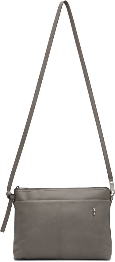 Torba za čez ramo Rick Owens Rick Owens Concordians Adri Flat Crossbody Bag Siva | RA02E0727 LCAPA, 0
