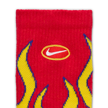 Nogavice Nike Everyday Plus Cushioned Mid Socks Rumena | IB2285-657, 3